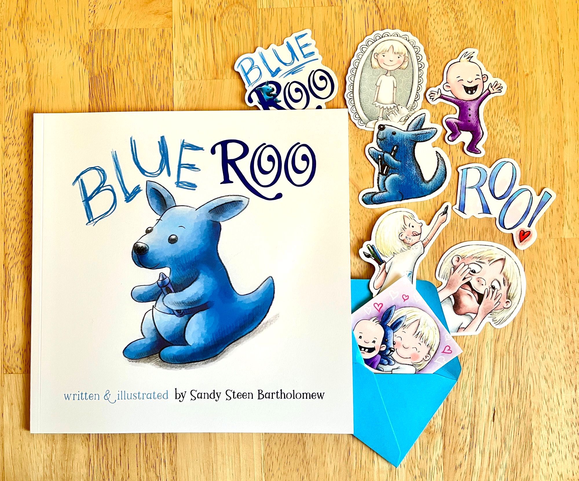BLUE ROO - The Book, The Stickers, The Video!
